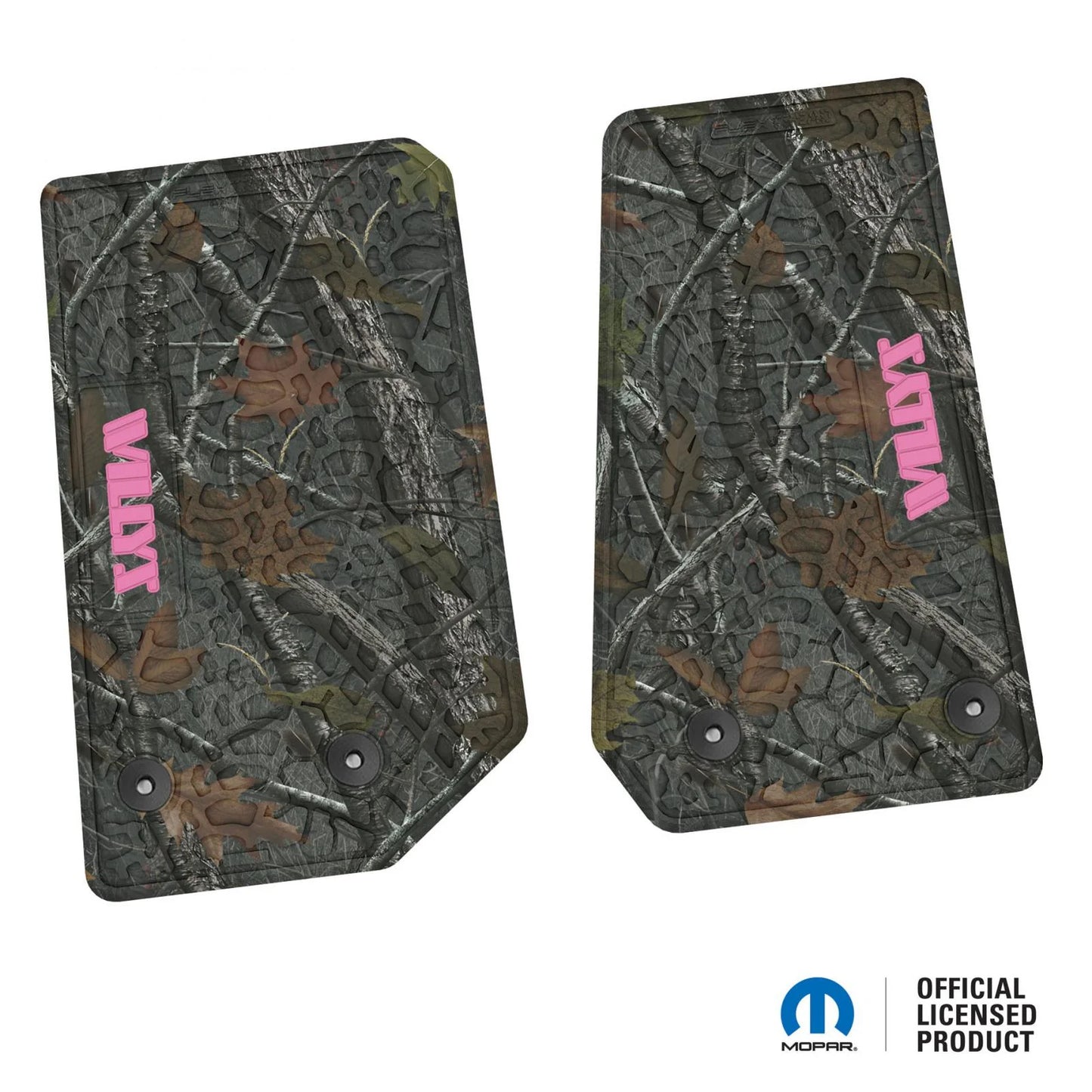 14-18 Jeep Wrangler JK 2Dr Floor Mats (2pc) w/ Willys Logo