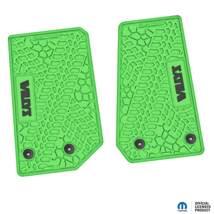 14-18 Jeep Wrangler JK 2Dr Floor Mats (2pc) w/ Willys Logo