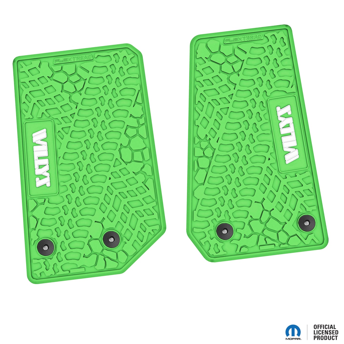 14-18 Jeep Wrangler JK 2Dr Floor Mats (2pc) w/ Willys Logo