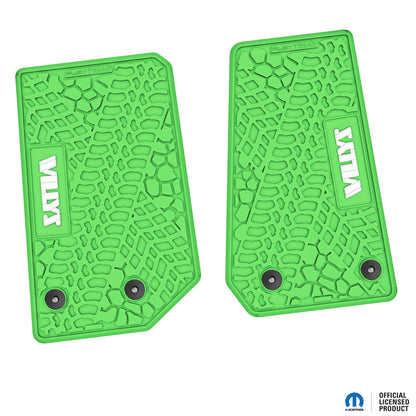 14-18 Jeep Wrangler JK 2Dr Floor Mats (2pc) w/ Willys Logo