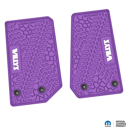 14-18 Jeep Wrangler JK 2Dr Floor Mats (2pc) w/ Willys Logo