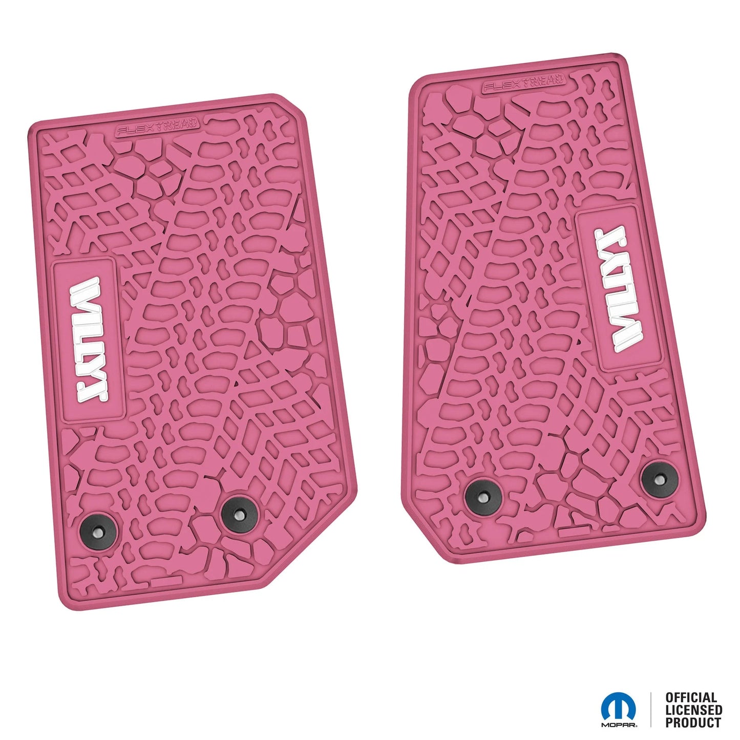 14-18 Jeep Wrangler JK 2Dr Floor Mats (2pc) w/ Willys Logo