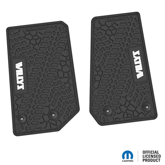 14-18 Jeep Wrangler JK 2Dr Floor Mats (2pc) w/ Willys Logo