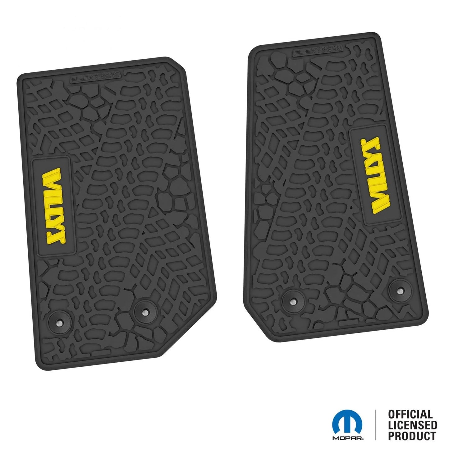 14-18 Jeep Wrangler JK 2Dr Floor Mats (2pc) w/ Willys Logo