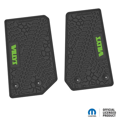14-18 Jeep Wrangler JK 2Dr Floor Mats (2pc) w/ Willys Logo