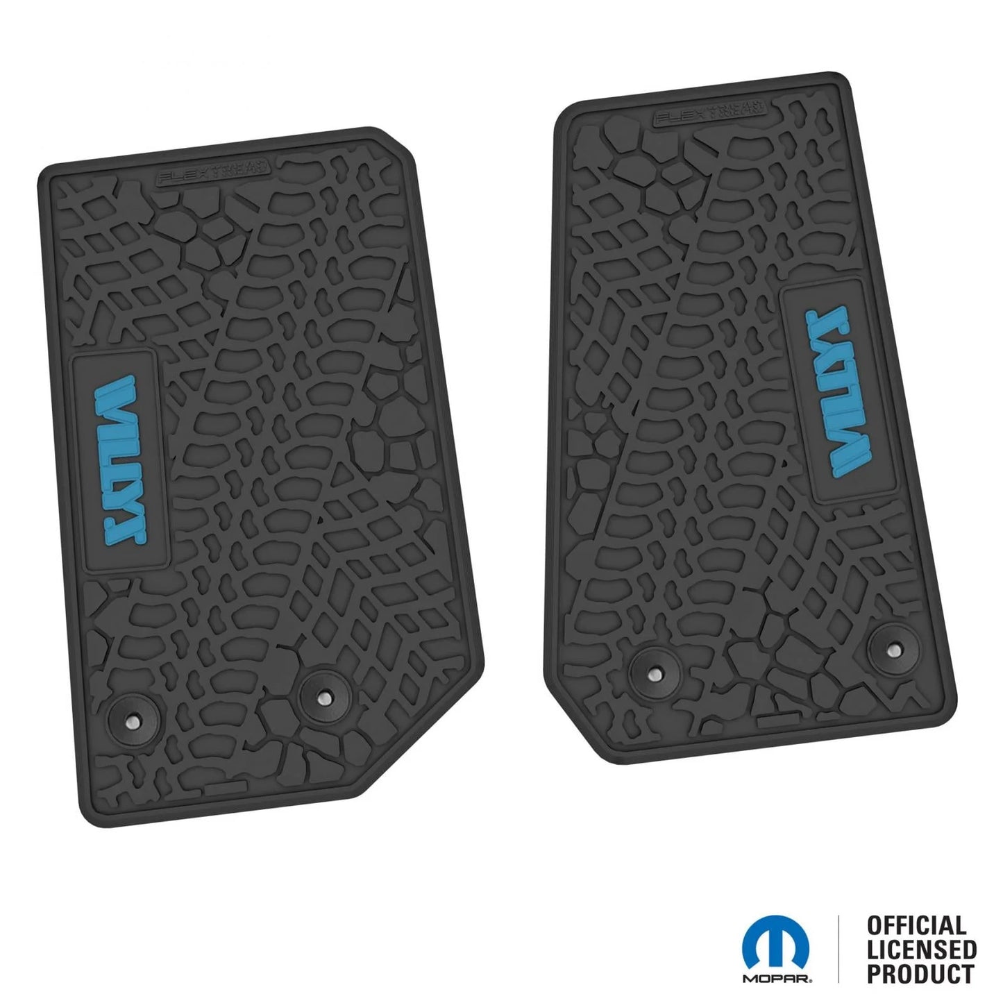 14-18 Jeep Wrangler JK 2Dr Floor Mats (2pc) w/ Willys Logo