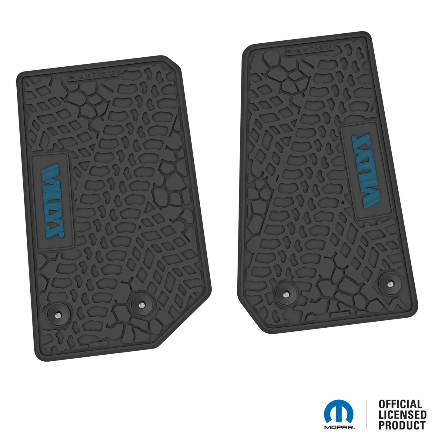 14-18 Jeep Wrangler JK 2Dr Floor Mats (2pc) w/ Willys Logo