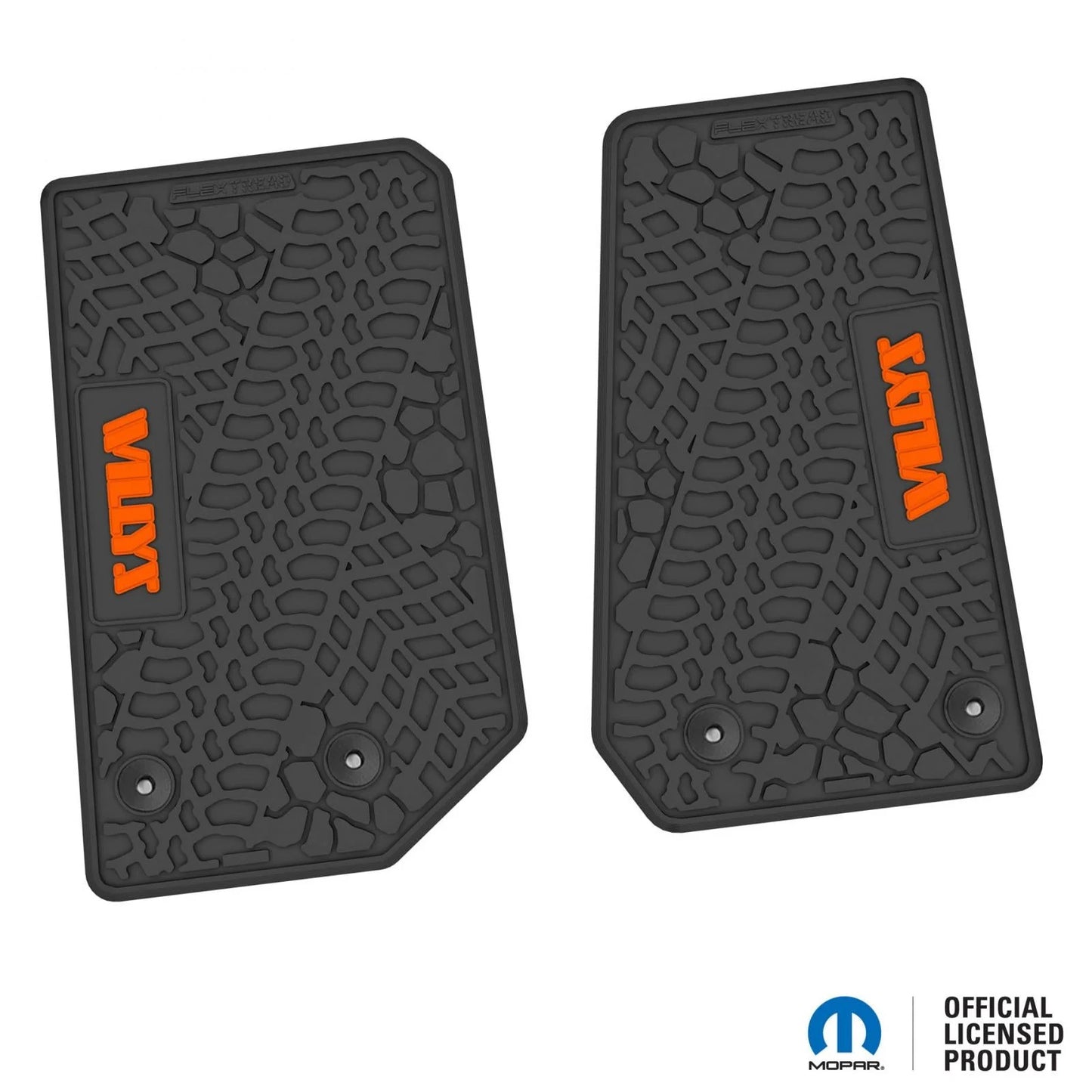 14-18 Jeep Wrangler JK 2Dr Floor Mats (2pc) w/ Willys Logo