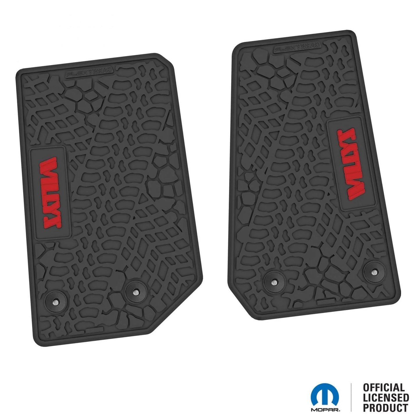 14-18 Jeep Wrangler JK 2Dr Floor Mats (2pc) w/ Willys Logo