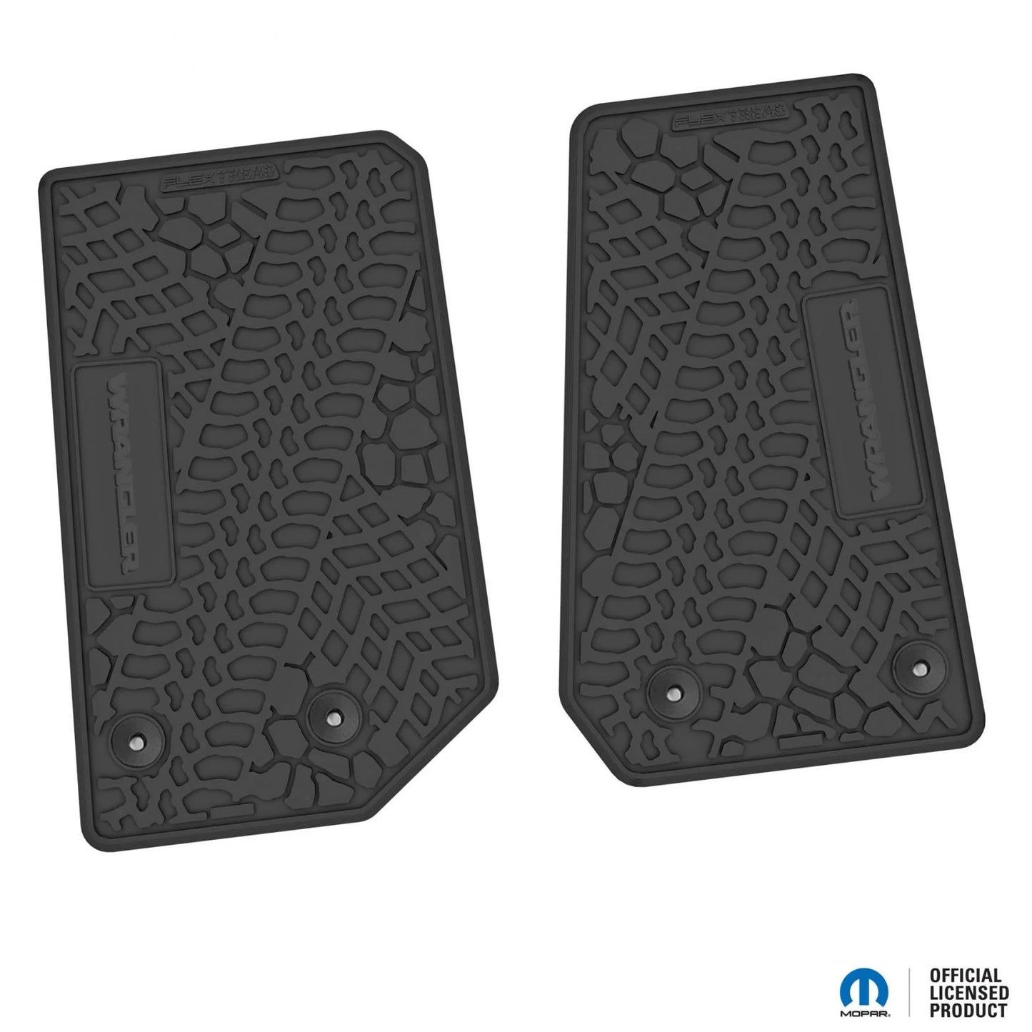 14-18 Jeep Wrangler JK 2Dr Floor Mats (2pc) w/ Wrangler Logo