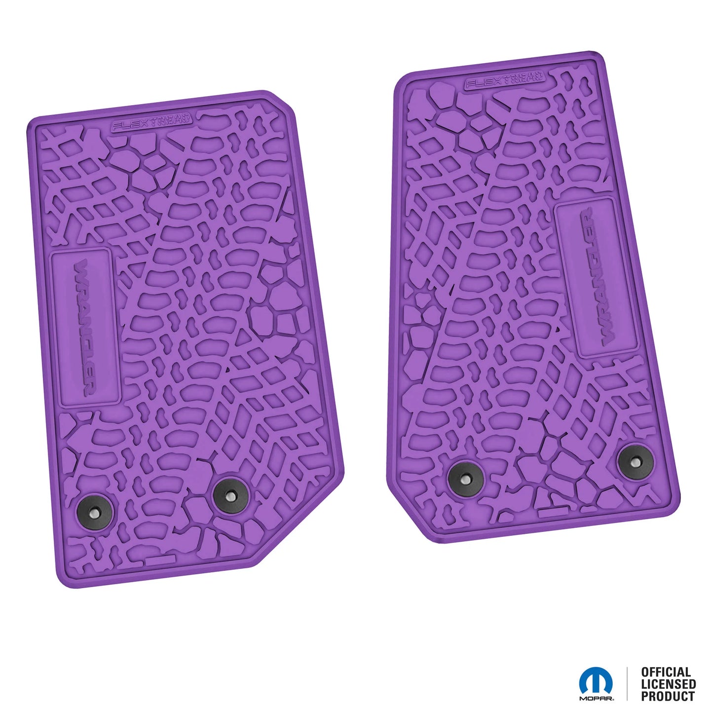 14-18 Jeep Wrangler JK 2Dr Floor Mats (2pc) w/ Wrangler Logo