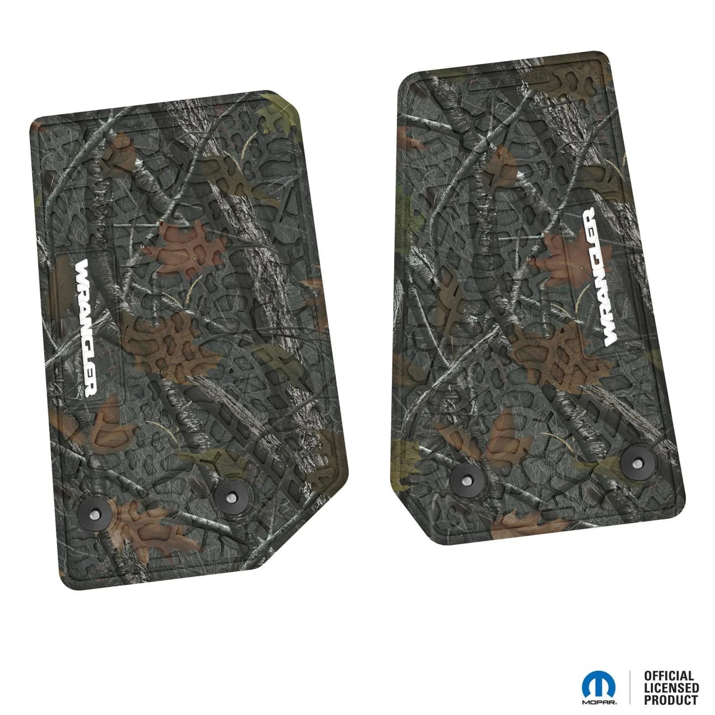 14-18 Jeep Wrangler JK 2Dr Floor Mats (2pc) w/ Wrangler Logo