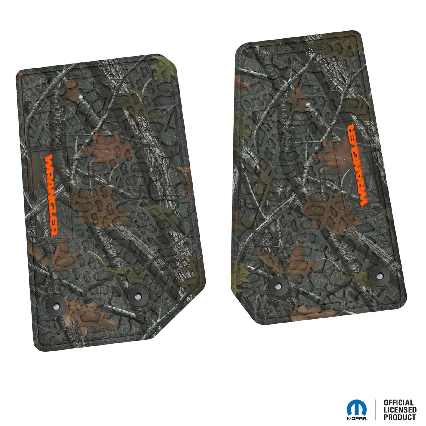 14-18 Jeep Wrangler JK 2Dr Floor Mats (2pc) w/ Wrangler Logo