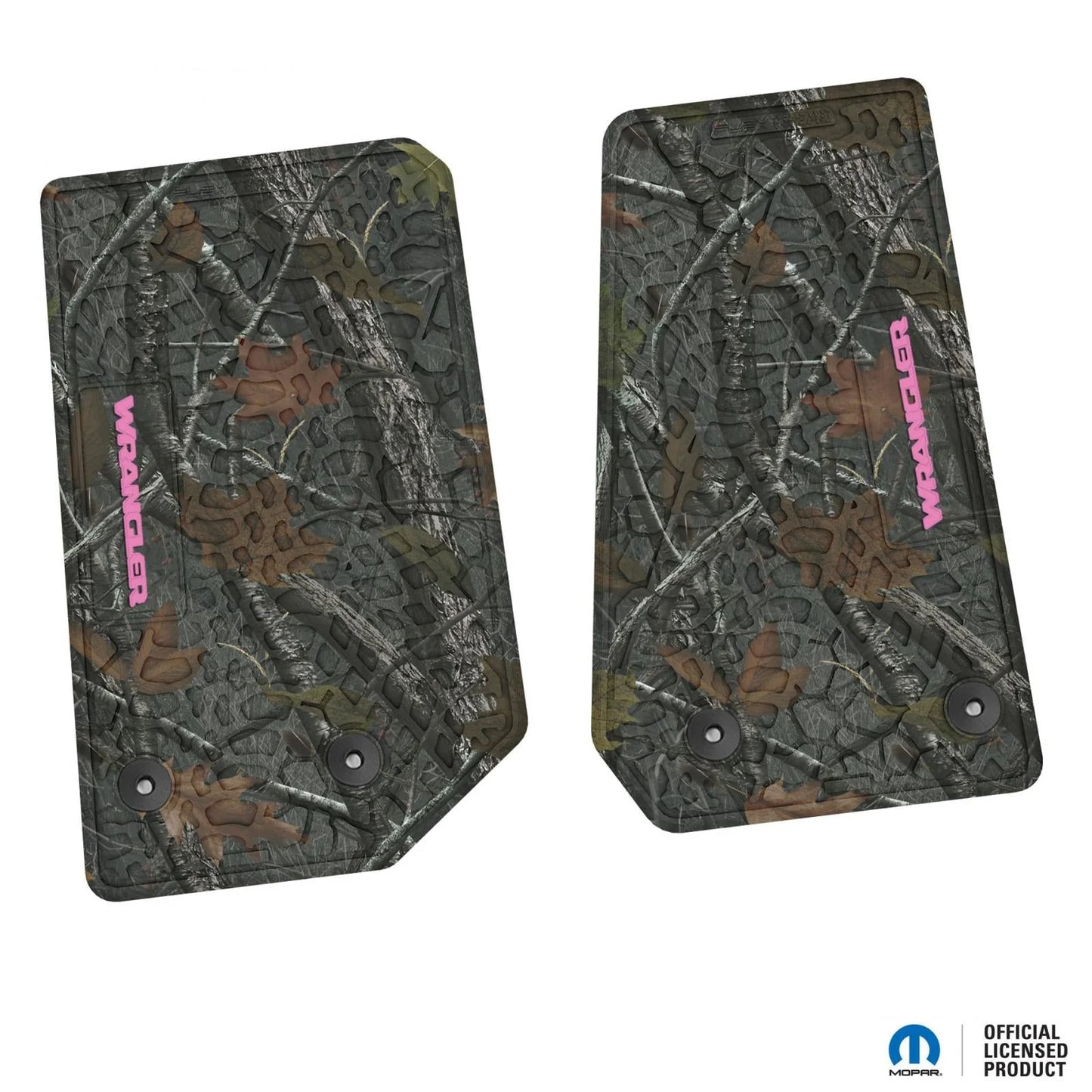14-18 Jeep Wrangler JK 2Dr Floor Mats (2pc) w/ Wrangler Logo