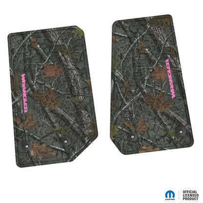 14-18 Jeep Wrangler JK 2Dr Floor Mats (2pc) w/ Wrangler Logo