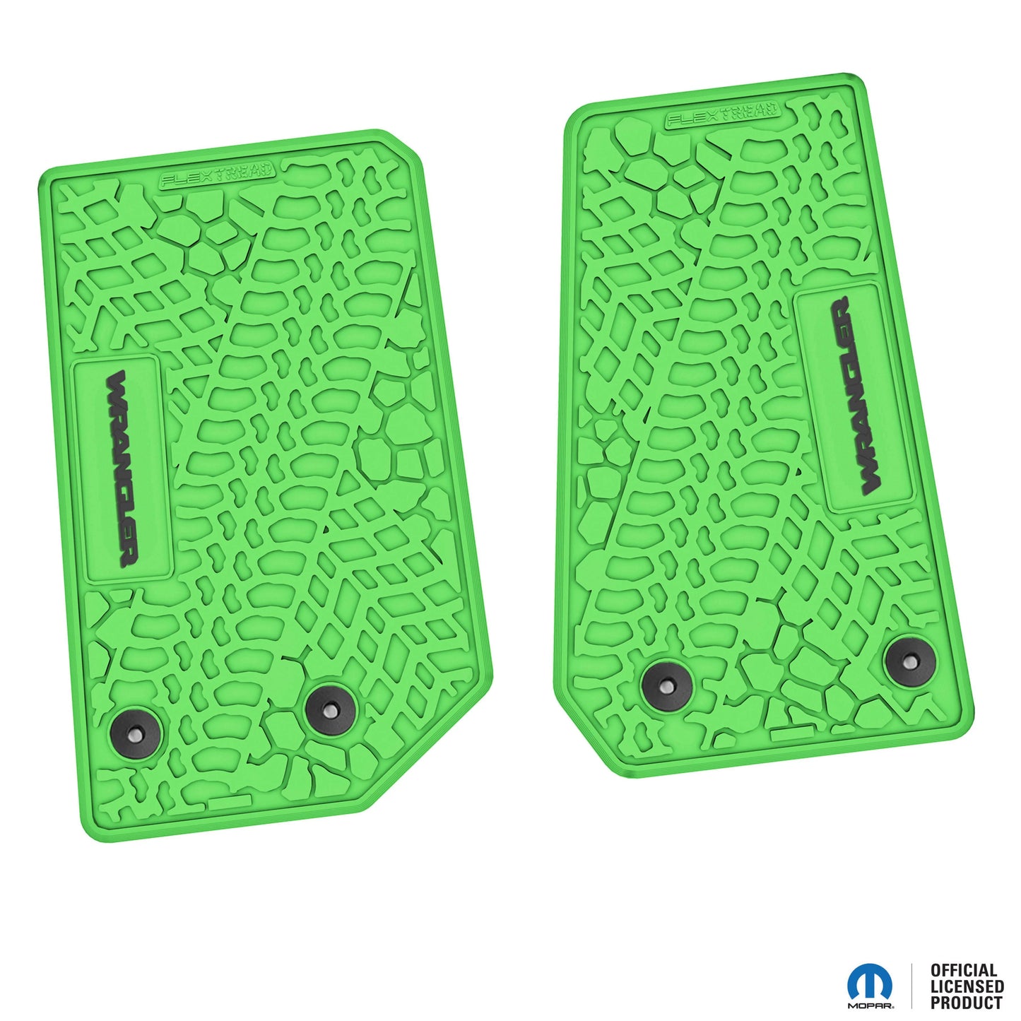 14-18 Jeep Wrangler JK 2Dr Floor Mats (2pc) w/ Wrangler Logo