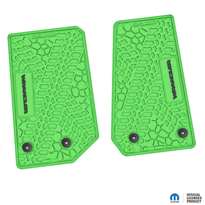 14-18 Jeep Wrangler JK 2Dr Floor Mats (2pc) w/ Wrangler Logo