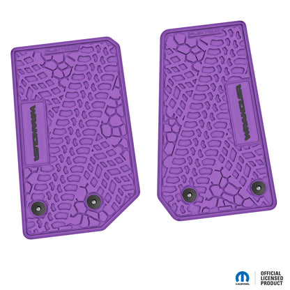 14-18 Jeep Wrangler JK 2Dr Floor Mats (2pc) w/ Wrangler Logo