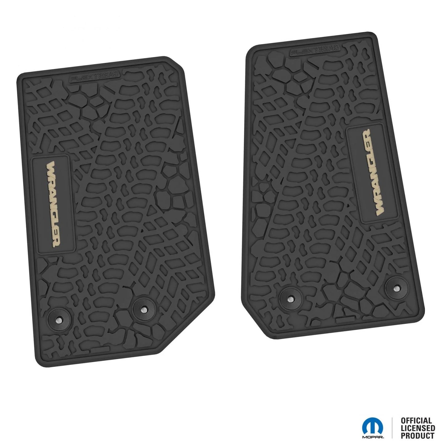 14-18 Jeep Wrangler JK 2Dr Floor Mats (2pc) w/ Wrangler Logo