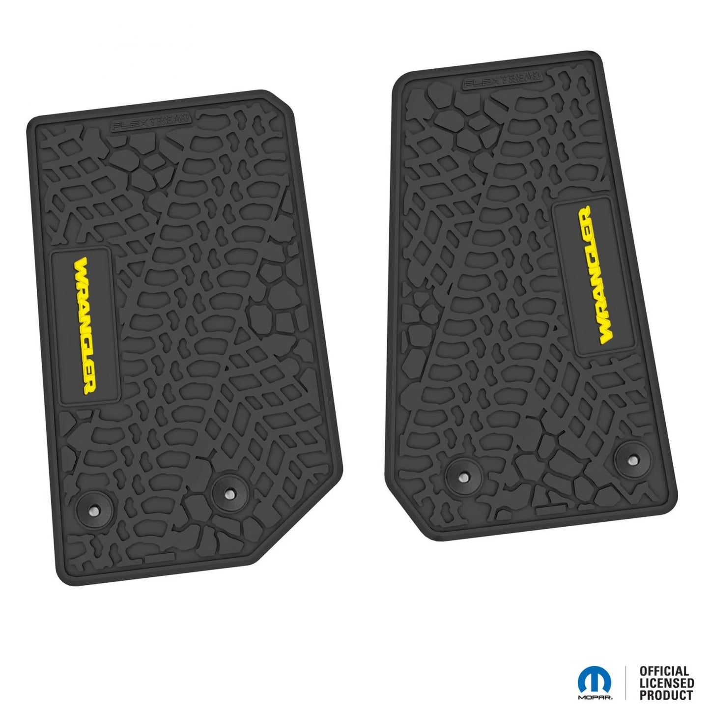 14-18 Jeep Wrangler JK 2Dr Floor Mats (2pc) w/ Wrangler Logo