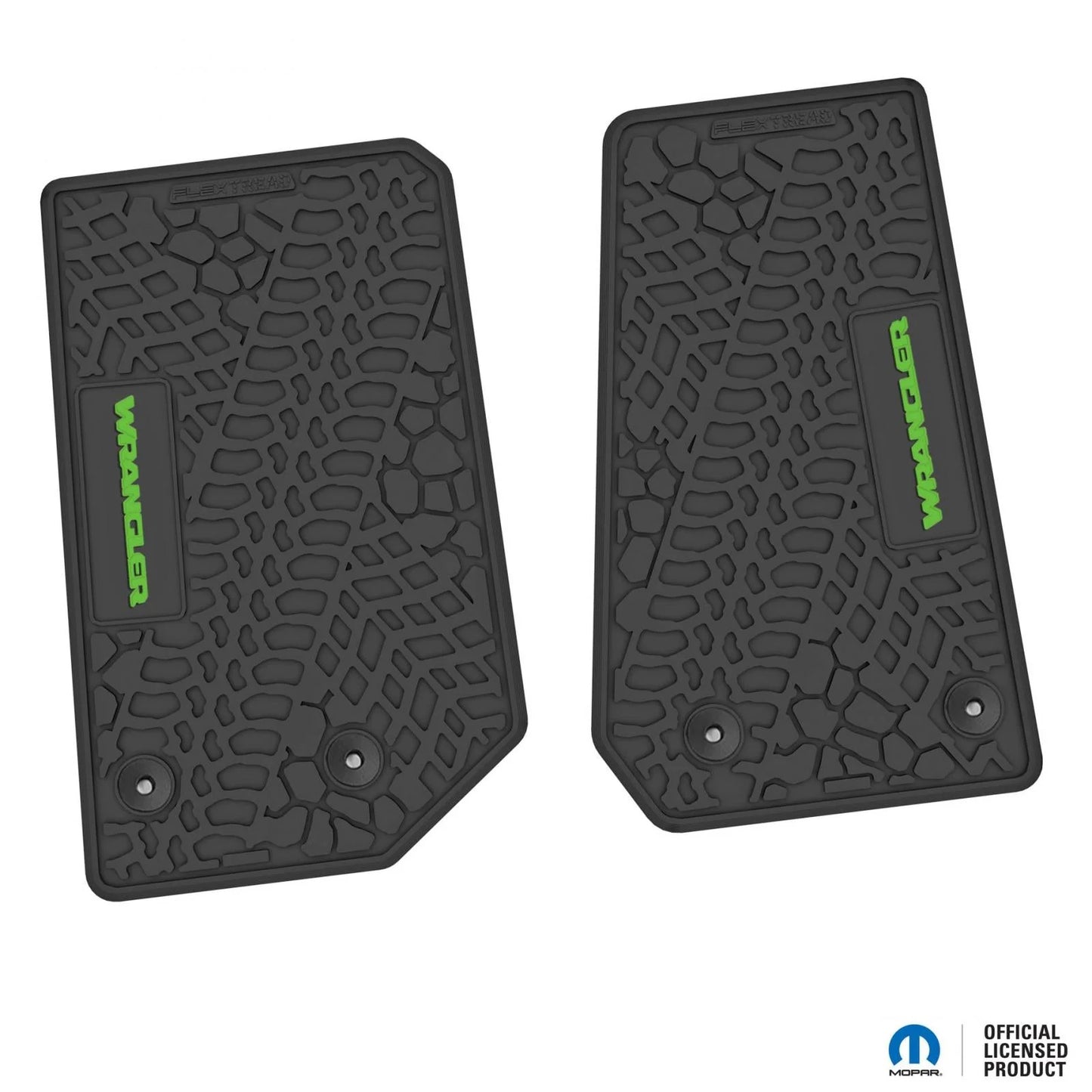 14-18 Jeep Wrangler JK 2Dr Floor Mats (2pc) w/ Wrangler Logo