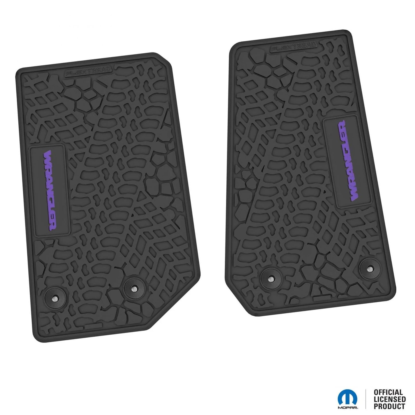 14-18 Jeep Wrangler JK 2Dr Floor Mats (2pc) w/ Wrangler Logo