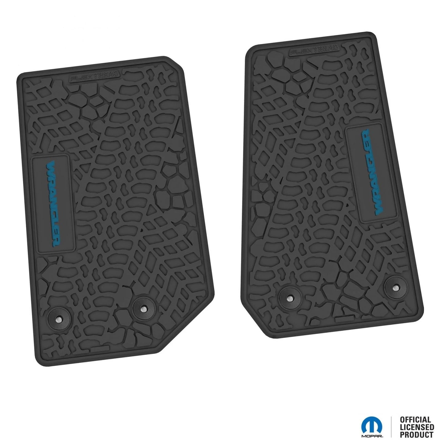 14-18 Jeep Wrangler JK 2Dr Floor Mats (2pc) w/ Wrangler Logo