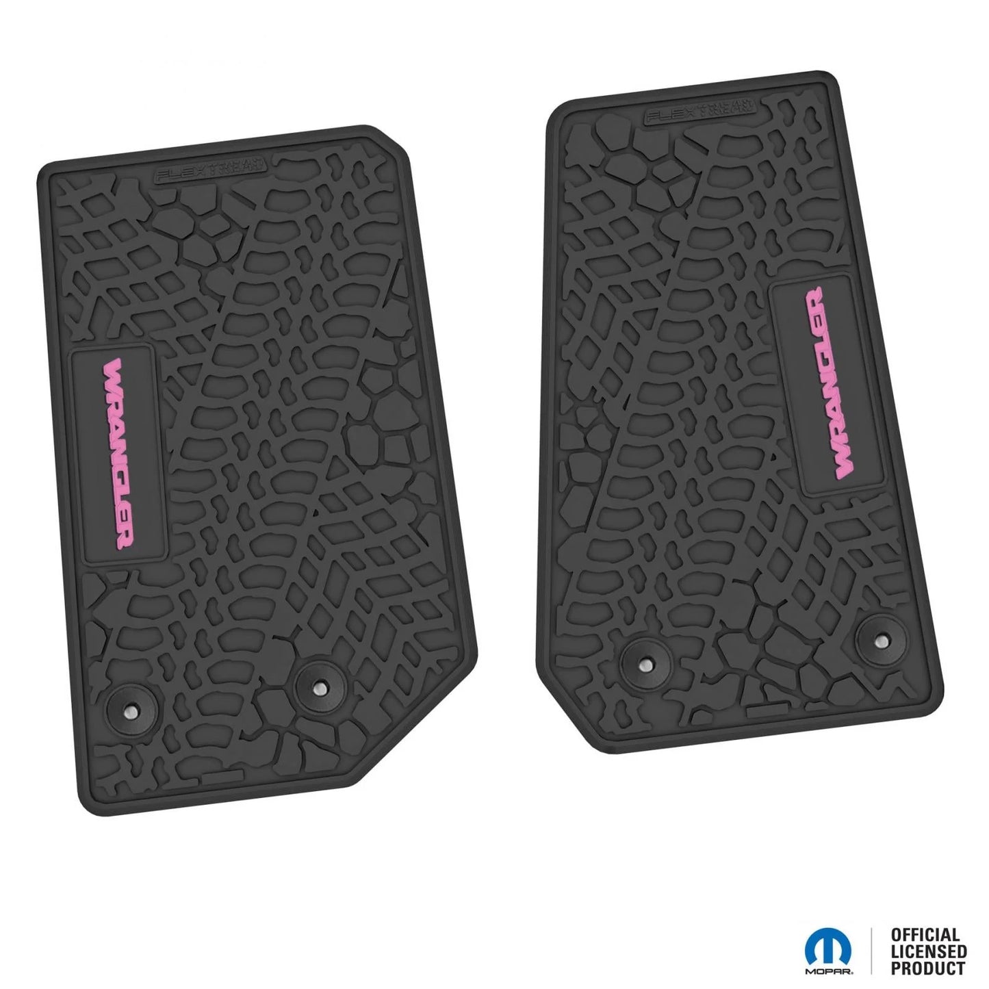14-18 Jeep Wrangler JK 2Dr Floor Mats (2pc) w/ Wrangler Logo