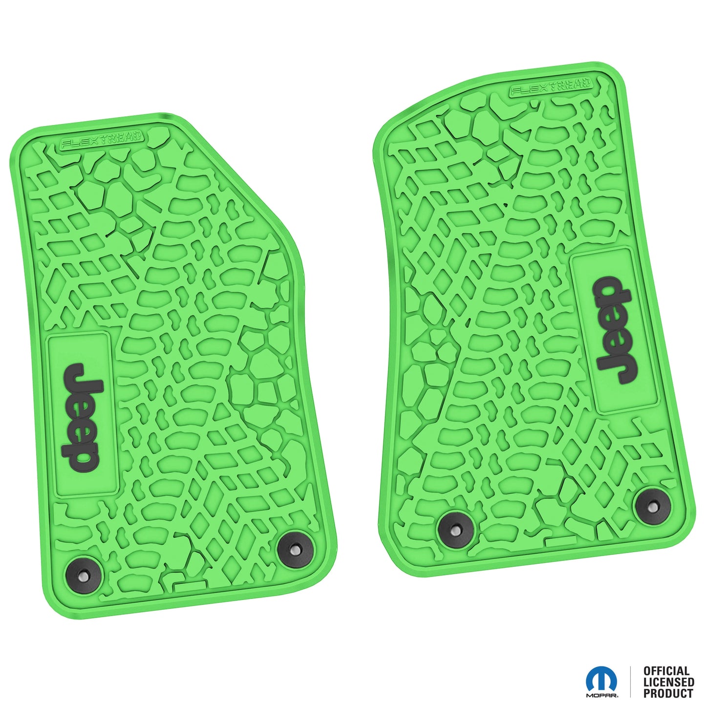 18-25 Jeep Wrangler JL/JLU/Gladiator/4xe Floor Mats (2pc) w/ Jeep Logo