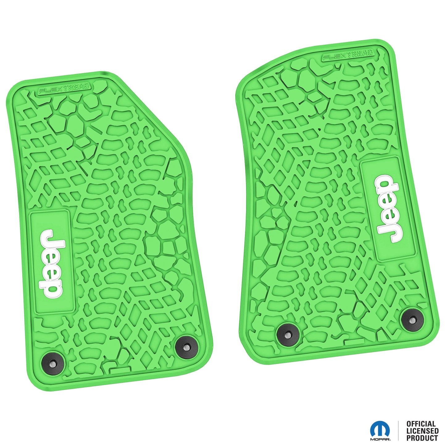 18-25 Jeep Wrangler JL/JLU/Gladiator/4xe Floor Mats (2pc) w/ Jeep Logo