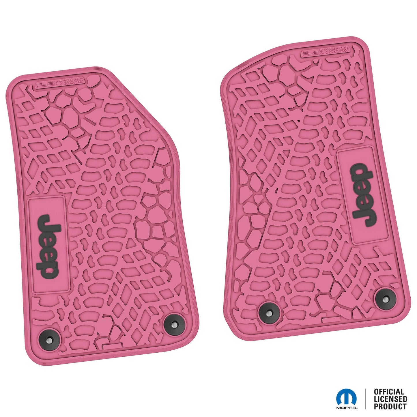 18-25 Jeep Wrangler JL/JLU/Gladiator/4xe Floor Mats (2pc) w/ Jeep Logo