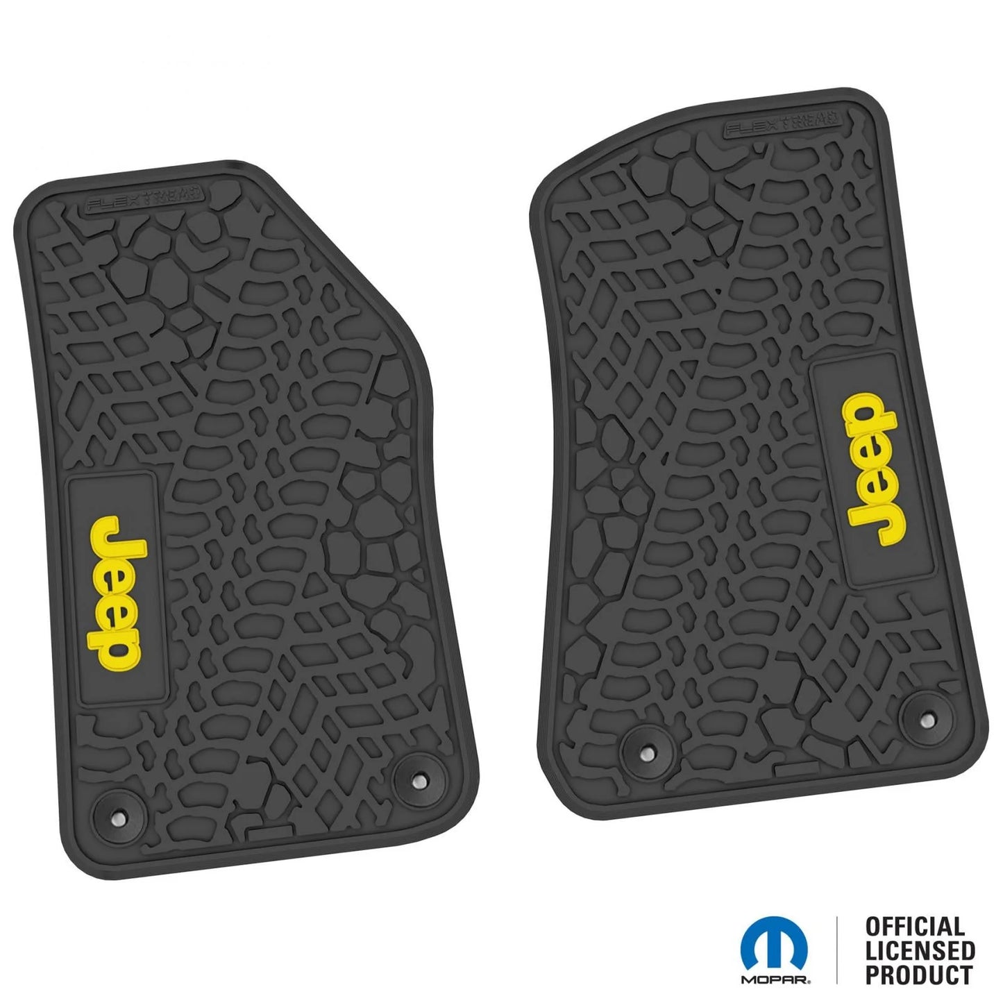 18-25 Jeep Wrangler JL/JLU/Gladiator/4xe Floor Mats (2pc) w/ Jeep Logo