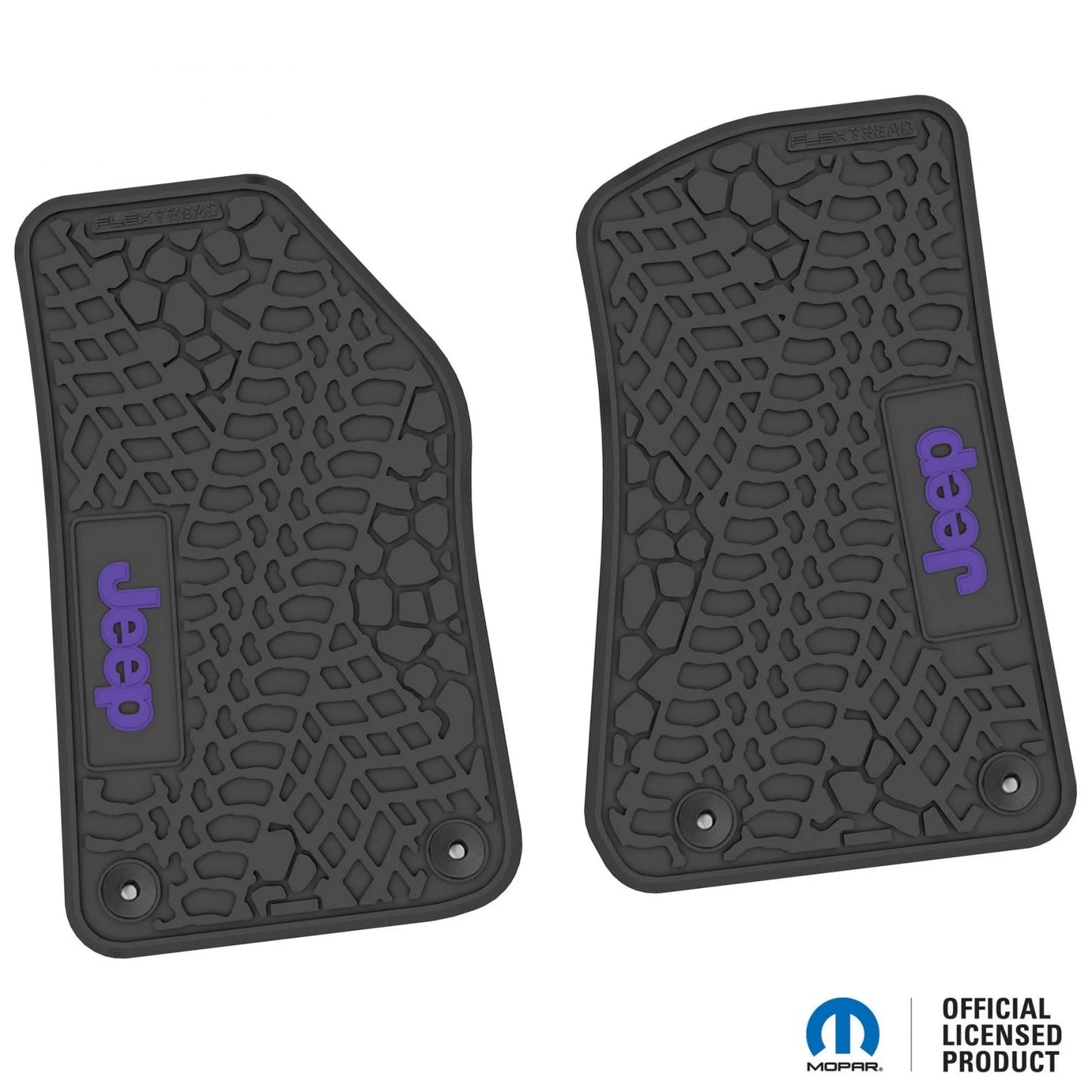18-25 Jeep Wrangler JL/JLU/Gladiator/4xe Floor Mats (2pc) w/ Jeep Logo