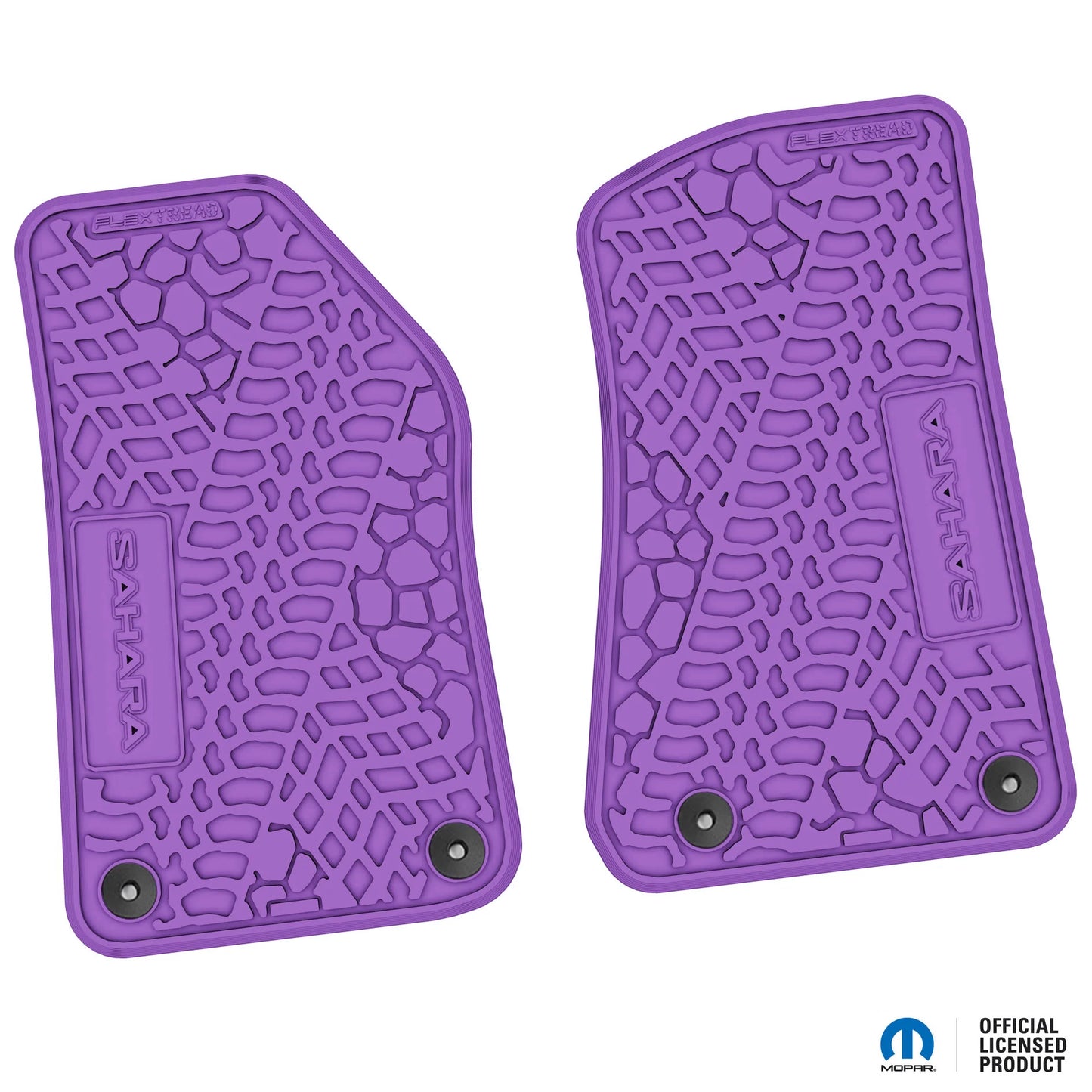 18-25 Jeep Wrangler JL/JLU/4xe Floor Mats (2pc) w/ Sahara Logo