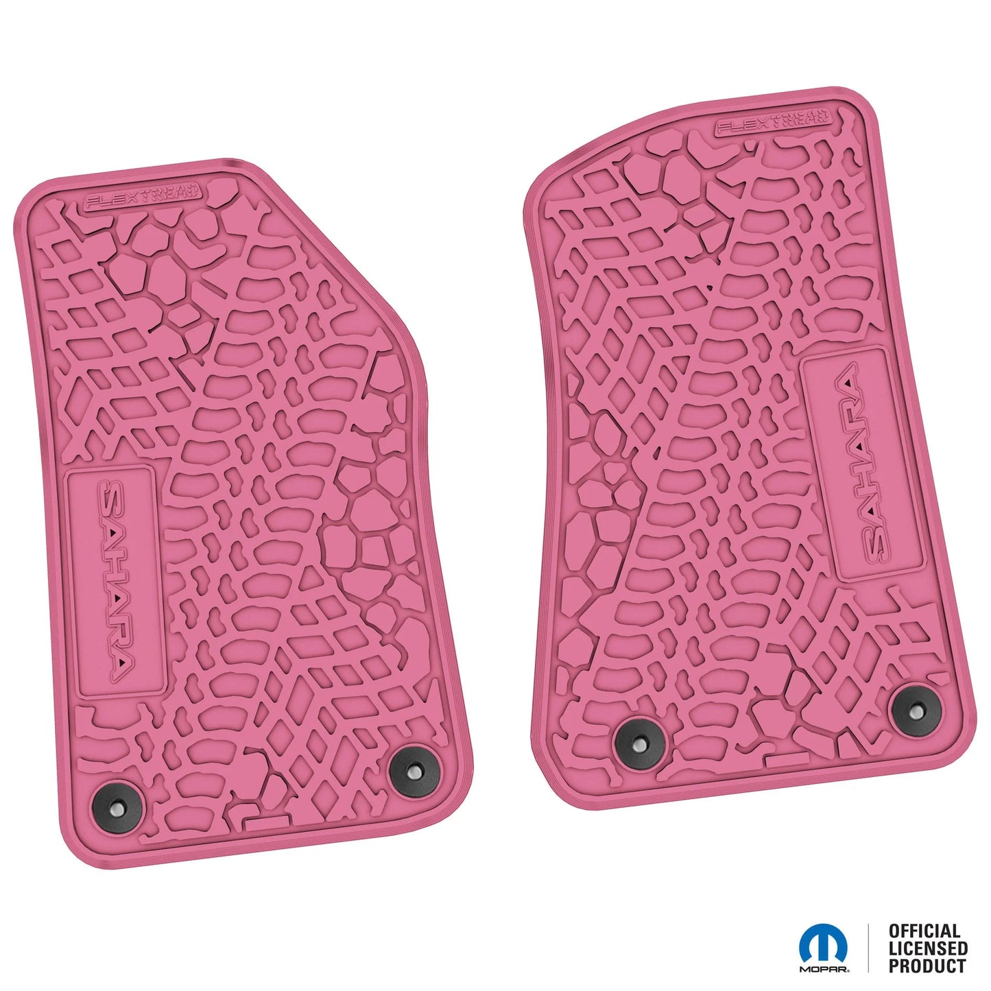 18-25 Jeep Wrangler JL/JLU/4xe Floor Mats (2pc) w/ Sahara Logo