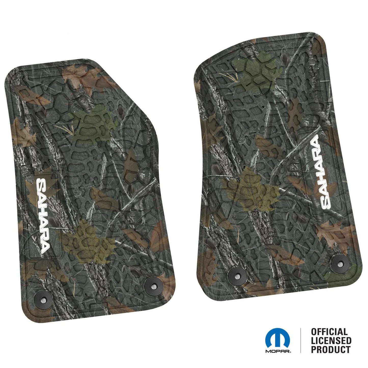 18-25 Jeep Wrangler JL/JLU/4xe Floor Mats (2pc) w/ Sahara Logo