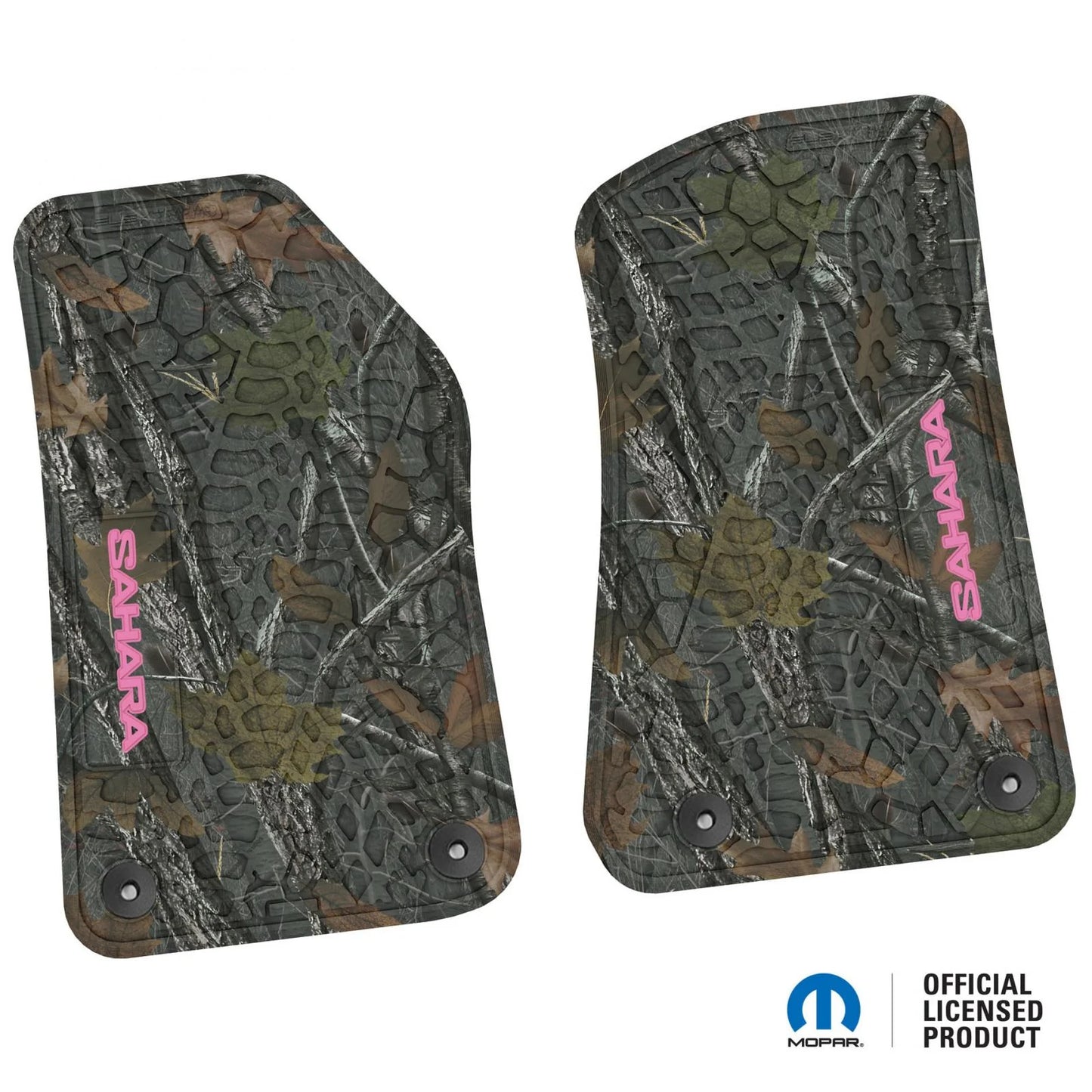 18-25 Jeep Wrangler JL/JLU/4xe Floor Mats (2pc) w/ Sahara Logo