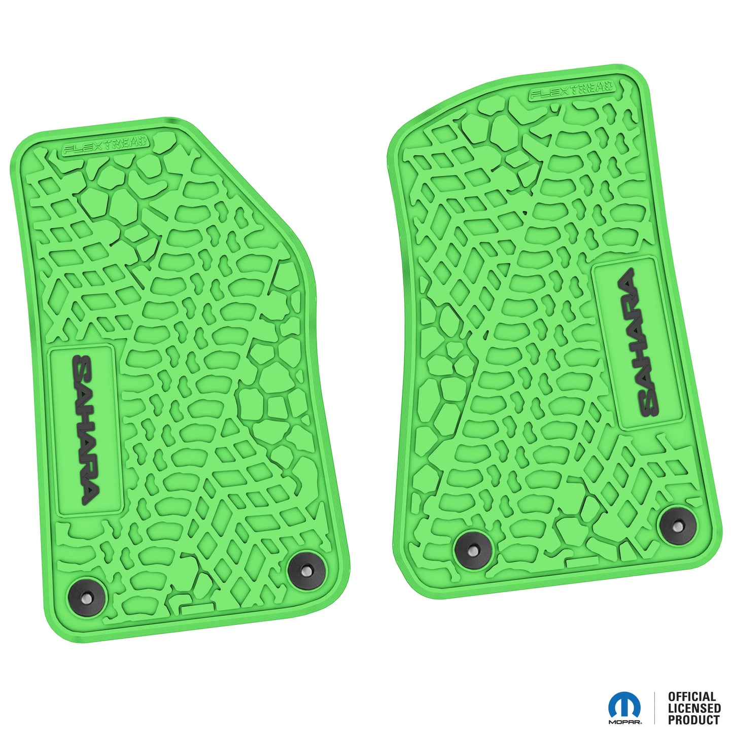 18-25 Jeep Wrangler JL/JLU/4xe Floor Mats (2pc) w/ Sahara Logo