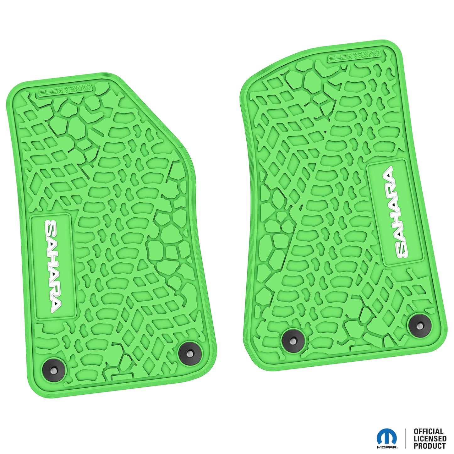 18-25 Jeep Wrangler JL/JLU/4xe Floor Mats (2pc) w/ Sahara Logo