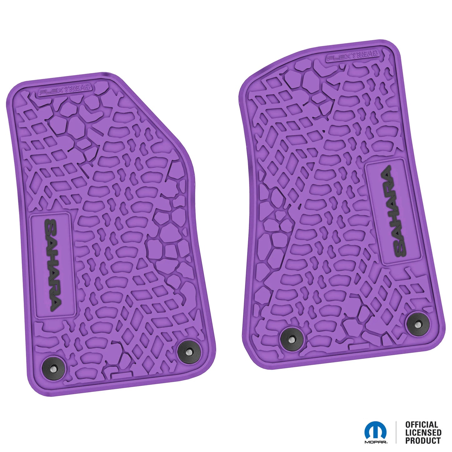 18-25 Jeep Wrangler JL/JLU/4xe Floor Mats (2pc) w/ Sahara Logo