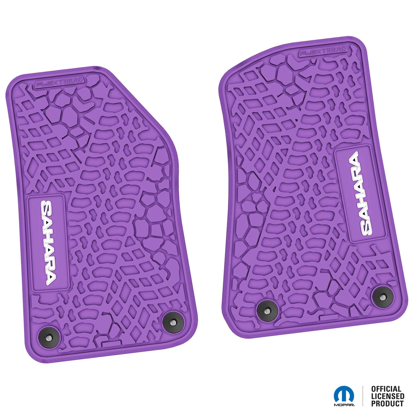 18-25 Jeep Wrangler JL/JLU/4xe Floor Mats (2pc) w/ Sahara Logo