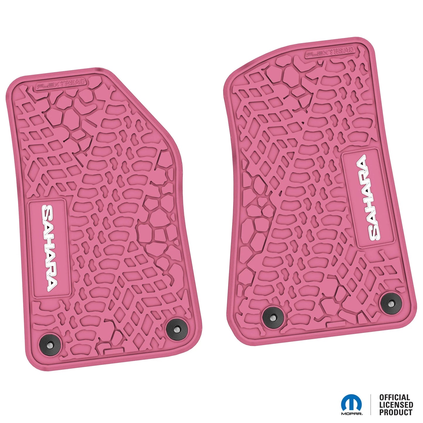 18-25 Jeep Wrangler JL/JLU/4xe Floor Mats (2pc) w/ Sahara Logo