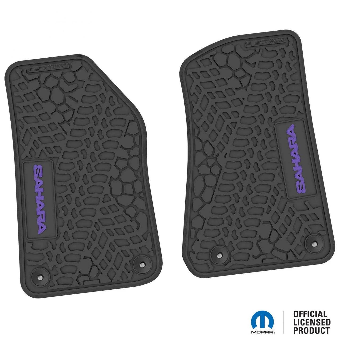 18-25 Jeep Wrangler JL/JLU/4xe Floor Mats (2pc) w/ Sahara Logo