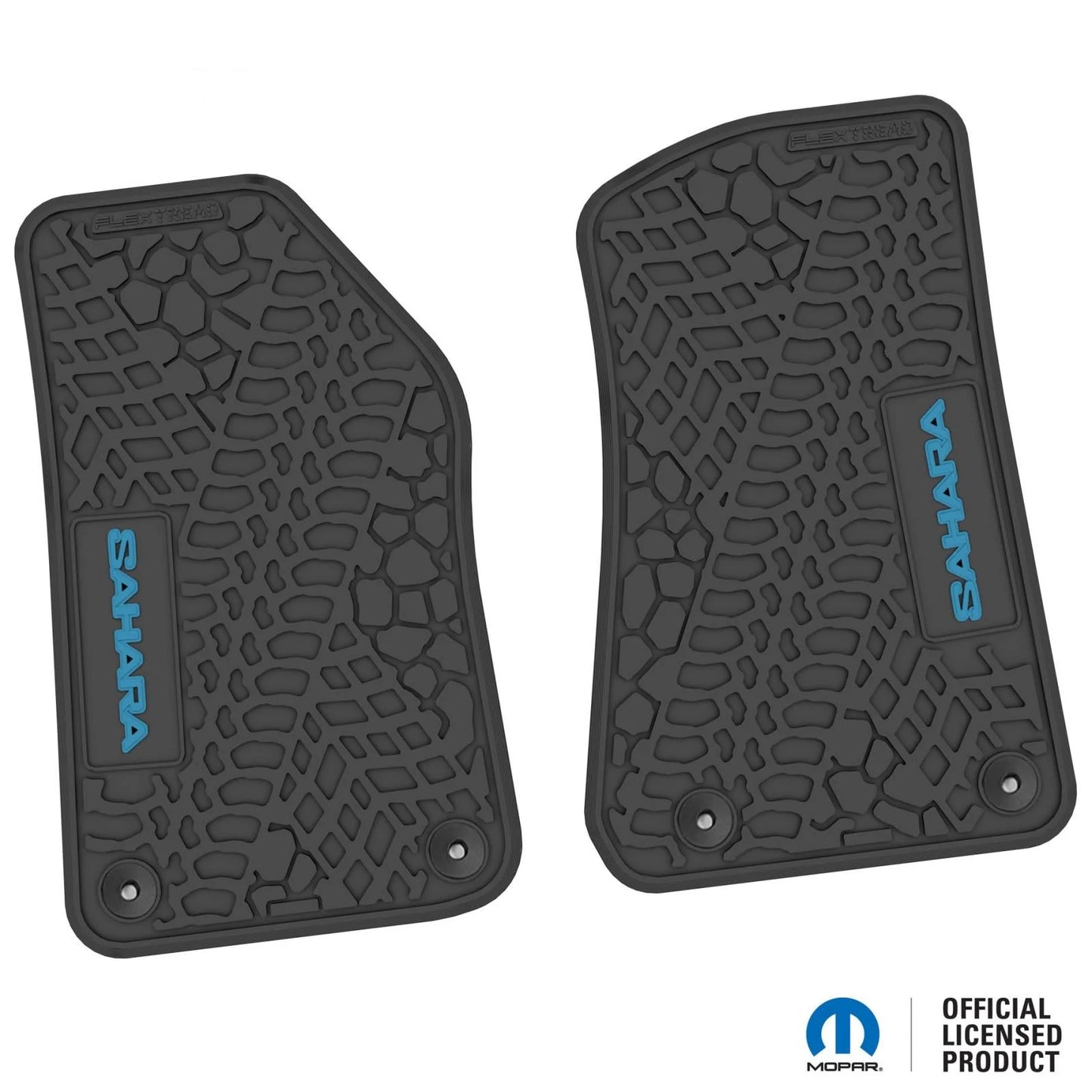 18-25 Jeep Wrangler JL/JLU/4xe Floor Mats (2pc) w/ Sahara Logo