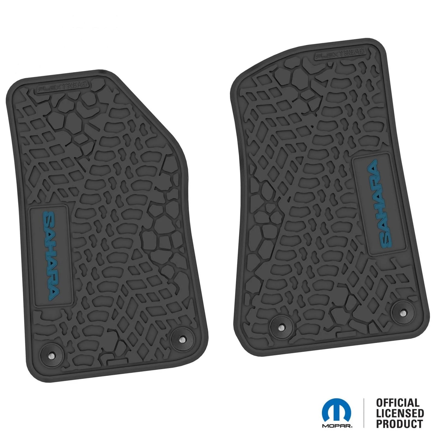 18-25 Jeep Wrangler JL/JLU/4xe Floor Mats (2pc) w/ Sahara Logo