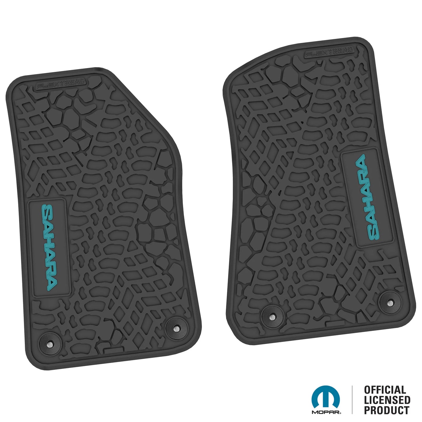 18-25 Jeep Wrangler JL/JLU/4xe Floor Mats (2pc) w/ Sahara Logo
