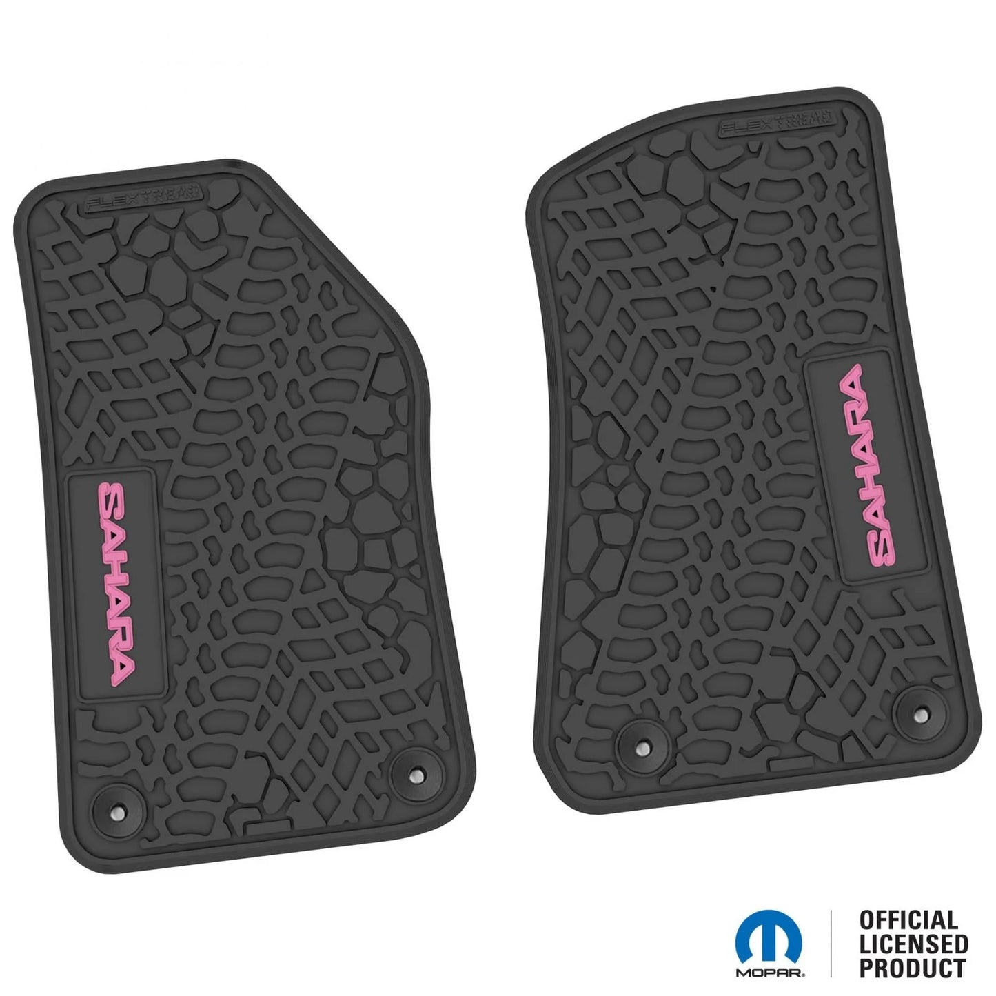 18-25 Jeep Wrangler JL/JLU/4xe Floor Mats (2pc) w/ Sahara Logo