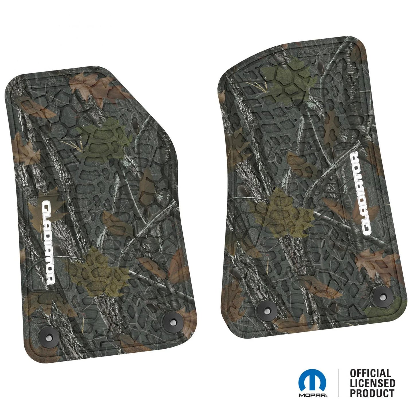 2018–2025 Jeep Wrangler JL & Gladiator Floor Mats (2-Piece) – Gladiator Logo