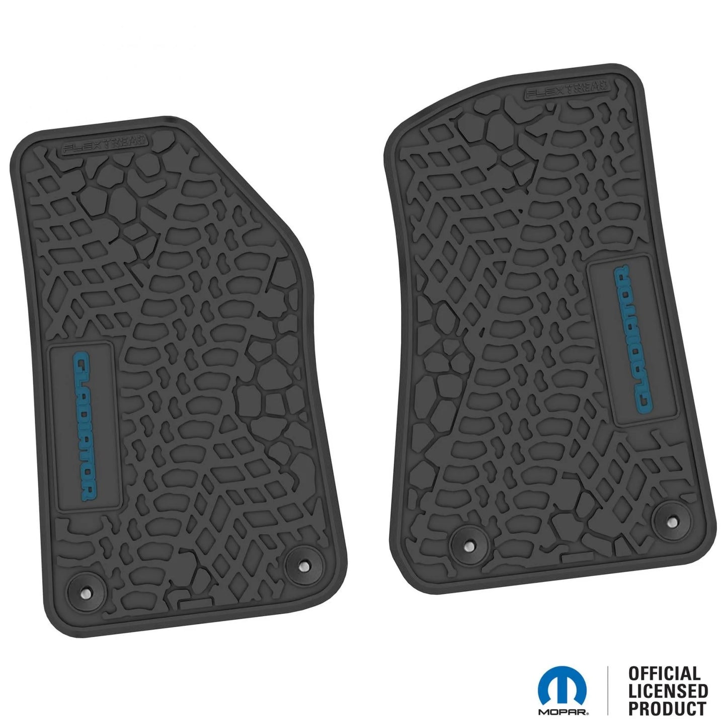 2018–2025 Jeep Wrangler JL & Gladiator Floor Mats (2-Piece) – Gladiator Logo