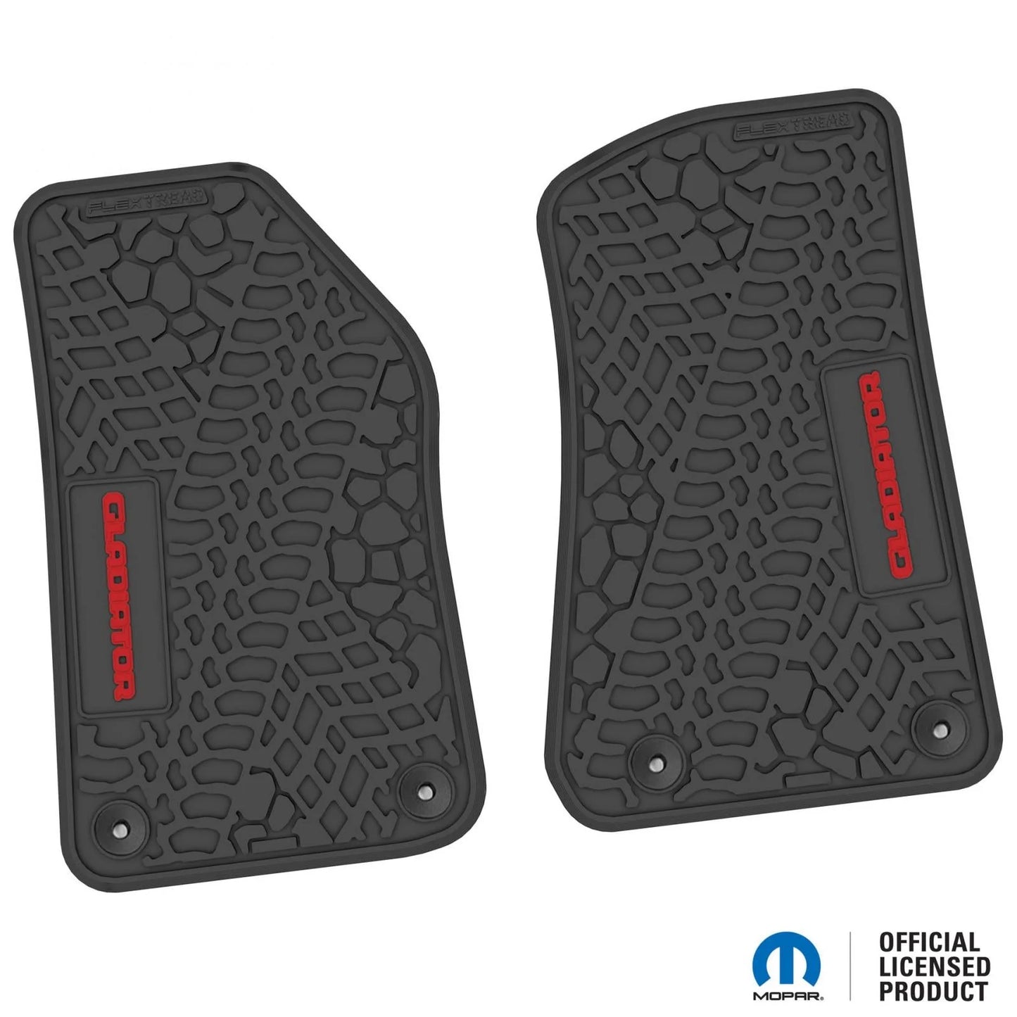 2018–2025 Jeep Wrangler JL & Gladiator Floor Mats (2-Piece) – Gladiator Logo